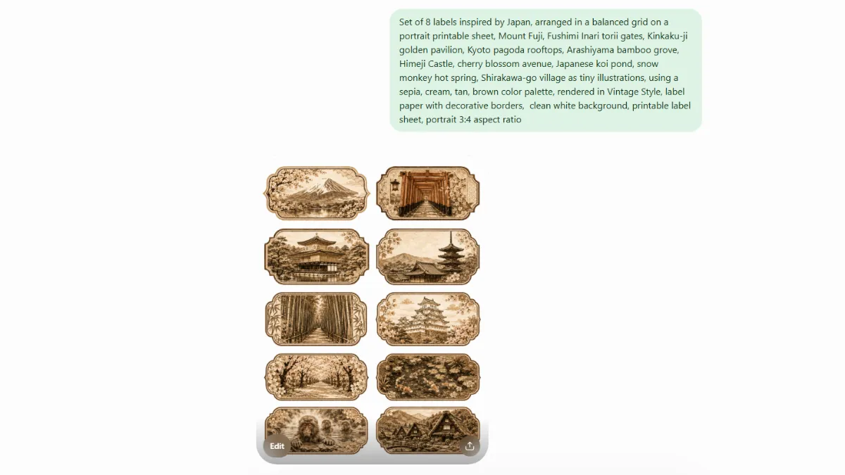Generate the Printable Ephemera With AI