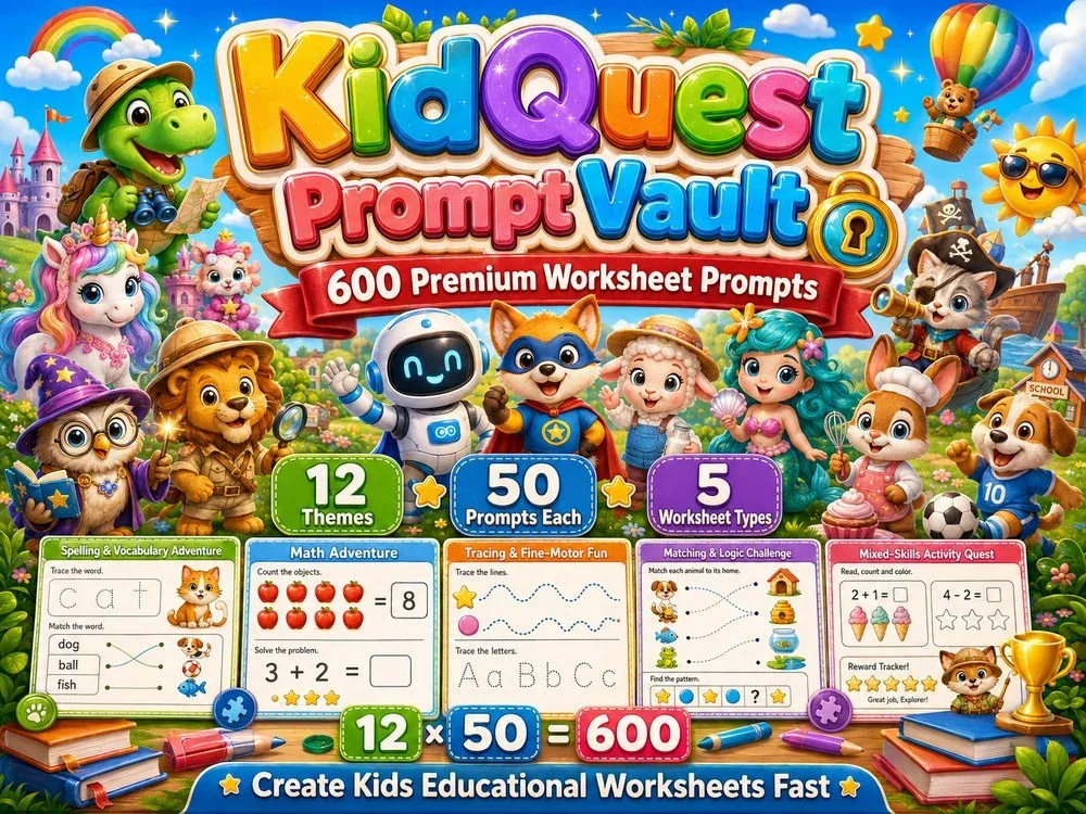 KidQuest Prompt Vault Review overview image
