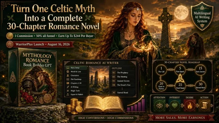 Mythology Romance Novel Builder Review | The AI Blueprint That Ends the Blank Page Cycle