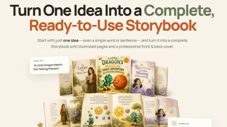 Storybook Studio Review | From One Idea to a Complete Illustrated Storybook in 3 Steps