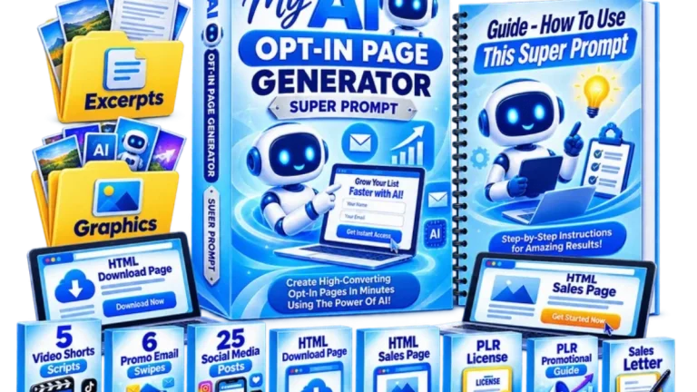 (PLR) My AI Opt-In Page Generator Review featured image