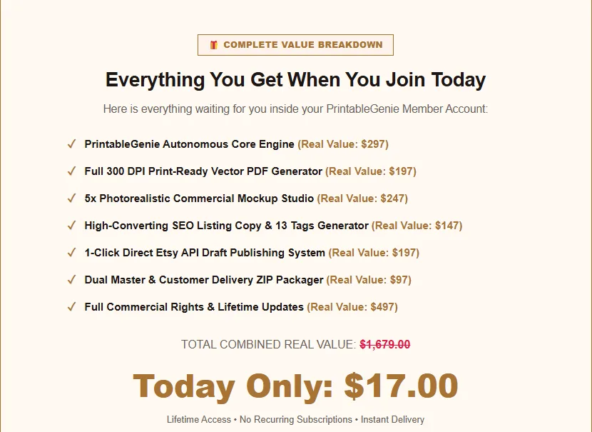 PrintableGenie Review overview image